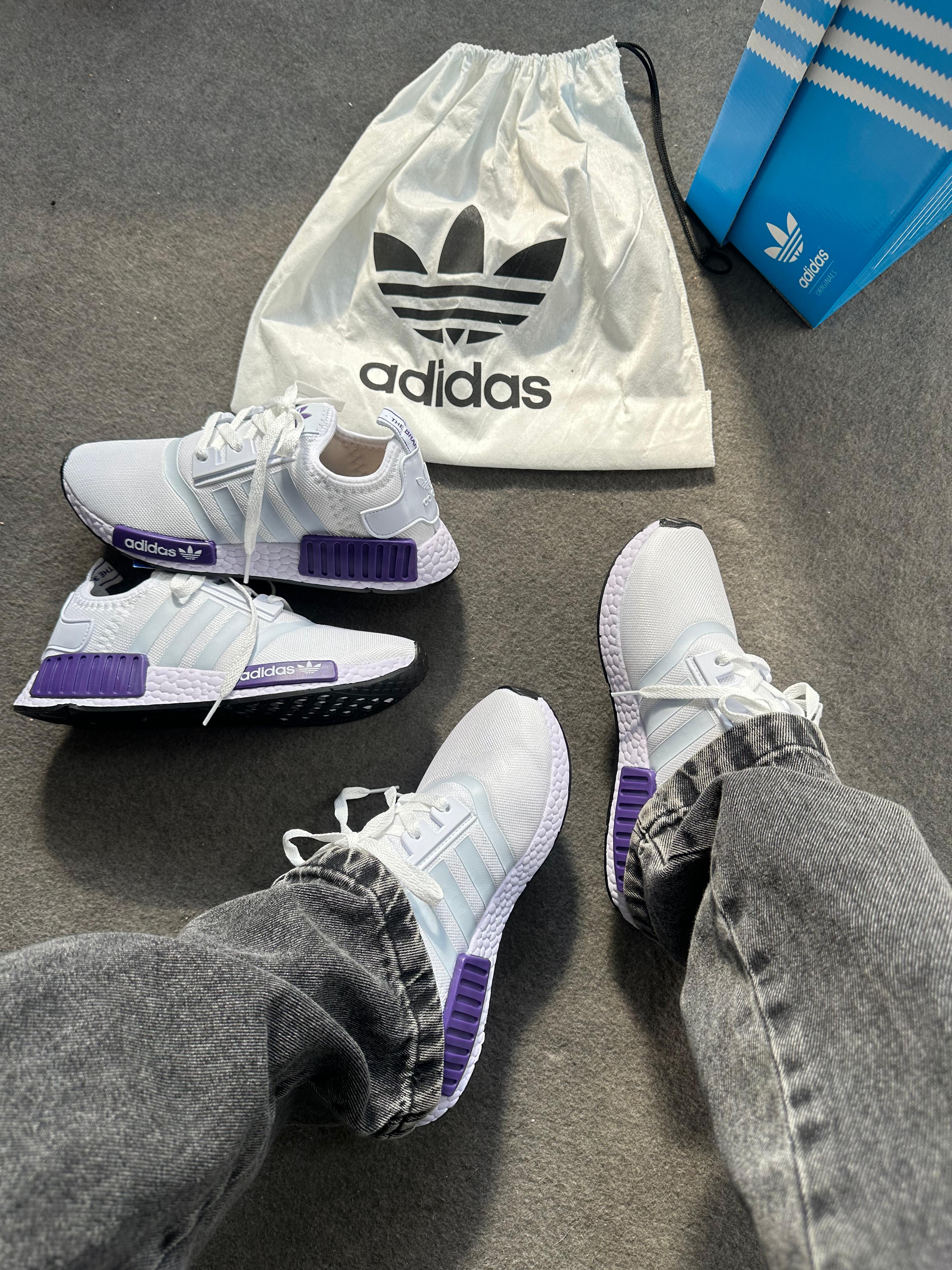 Adidas NMD  Branco/Roxo