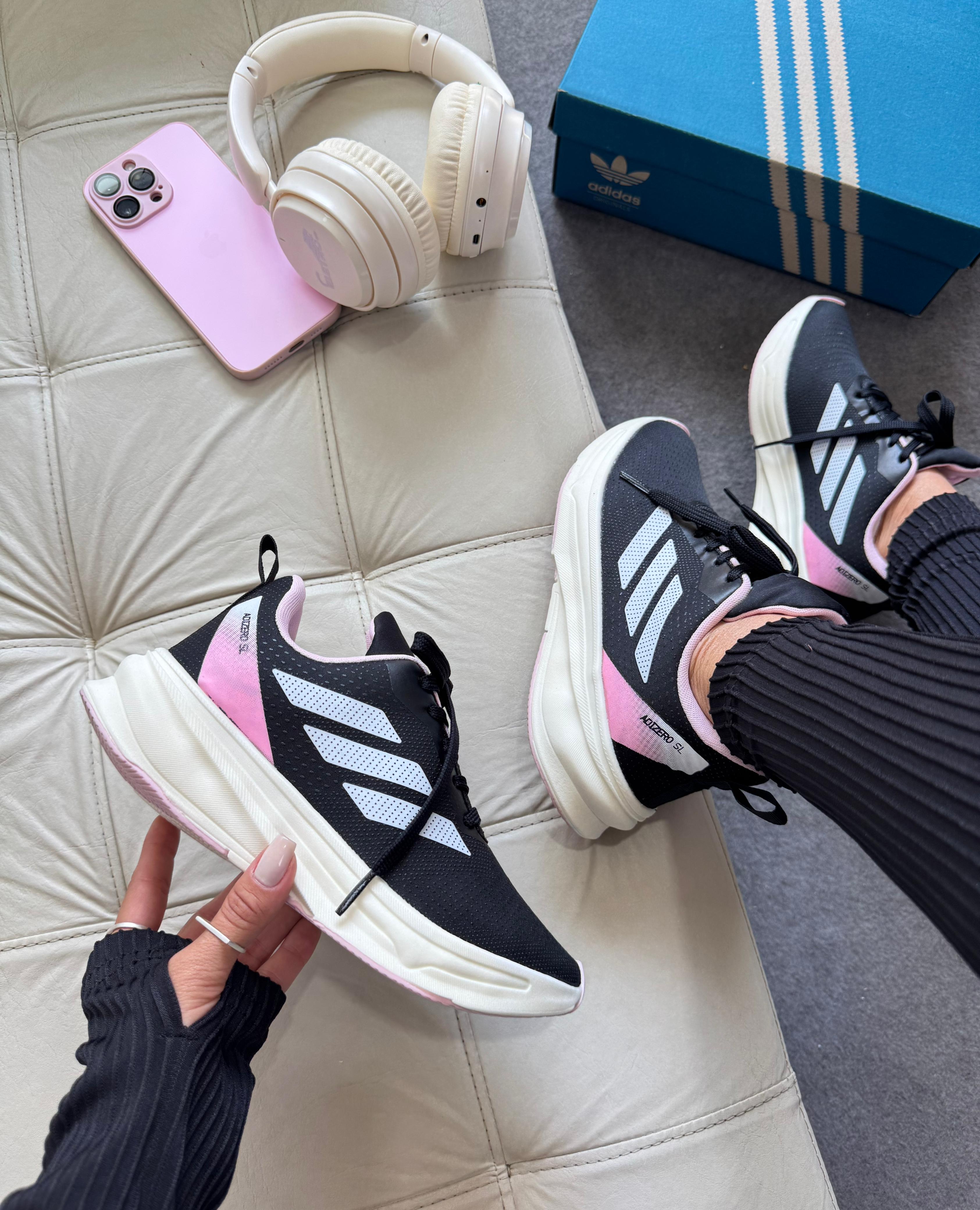 Adidas Adzero SL Preto/Rose