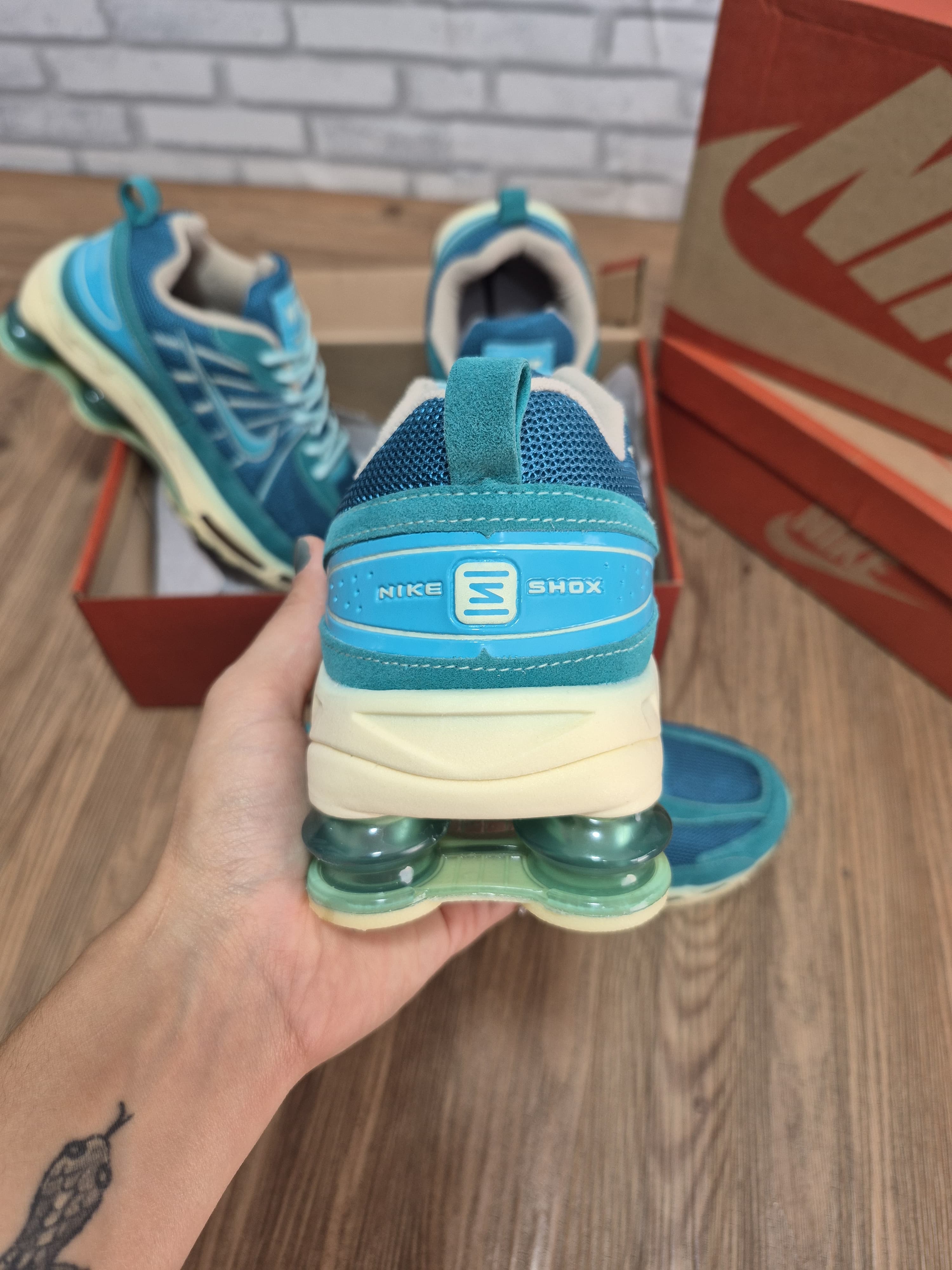 Nike Shox Turbo VII Verde Água