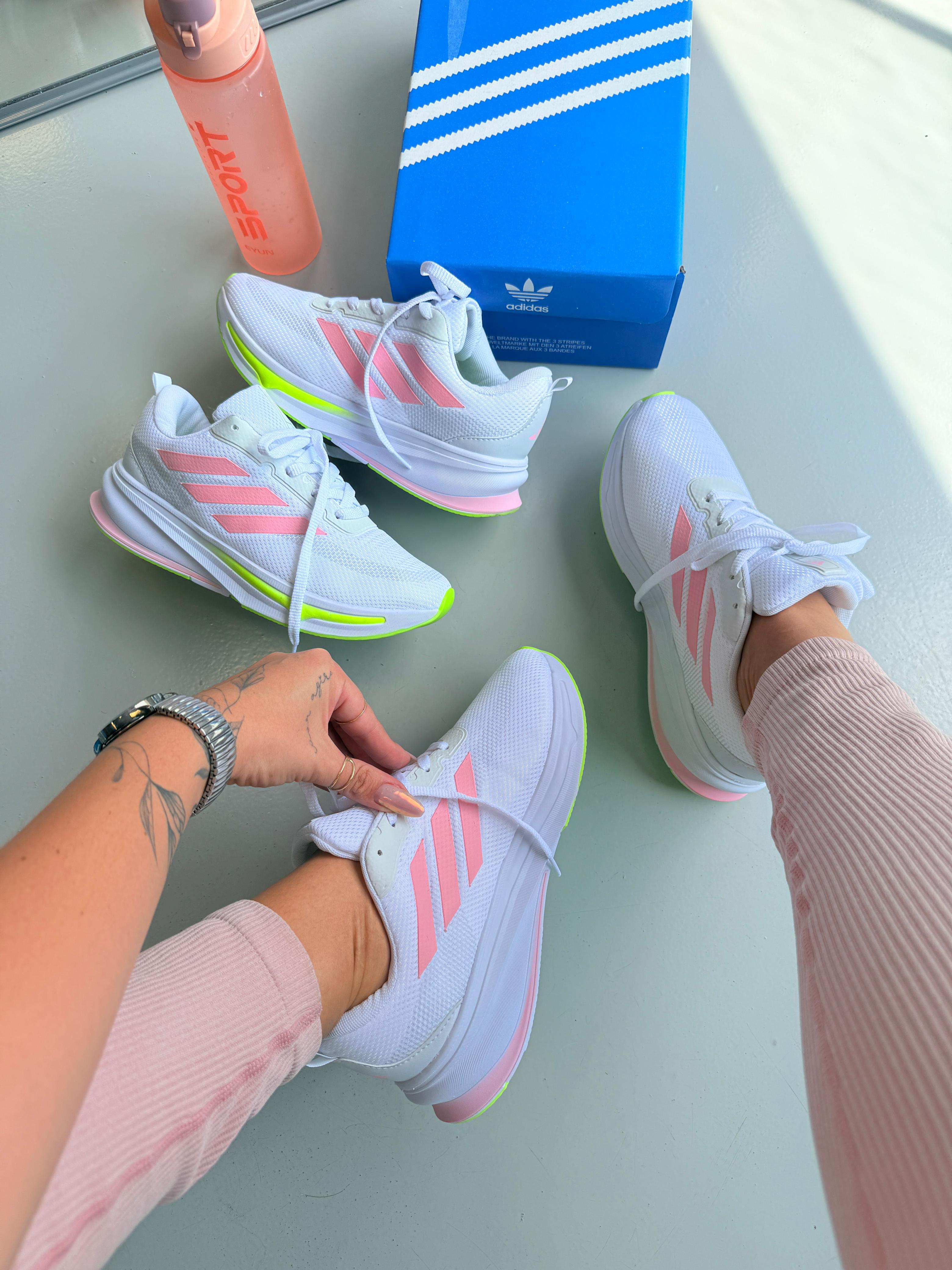 Adidas Supernova Ease Branco/Rosa