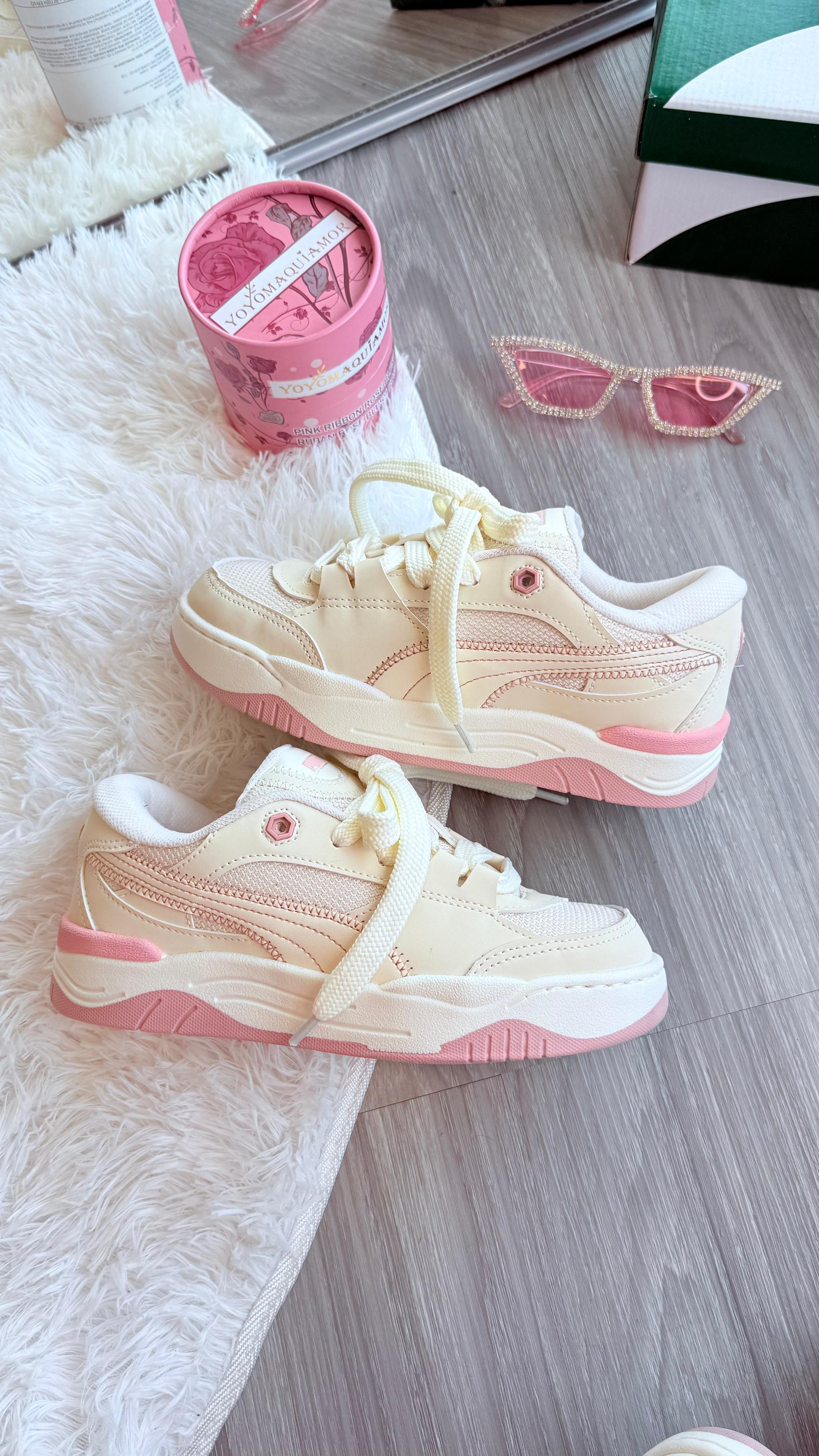 Puma 180 Prime Off white / rosa