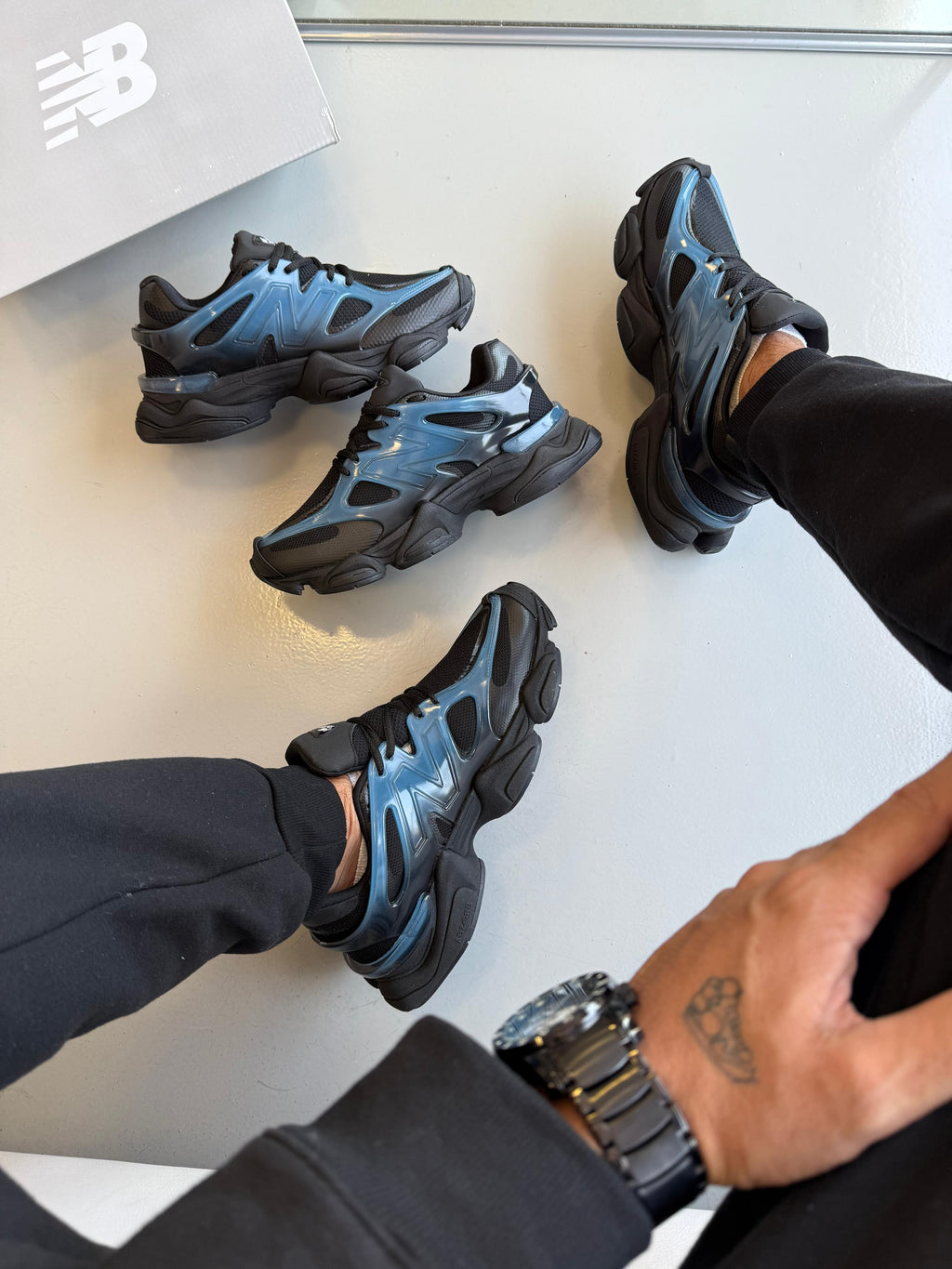NB 9060 Black/BLUE